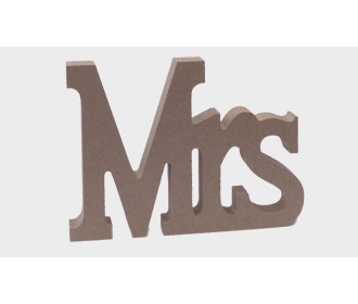 ΞΥΛΙΝΟ Mr & Mrs, ΓΡΑΜΜΑΤΑ MRs 15cm x 11cm MDF 0519383 ΞΥΛΙΝΟ Mr & Mrs, ΓΡΑΜΜΑΤΑ MRs 15cm x 11cm MDF 0519383