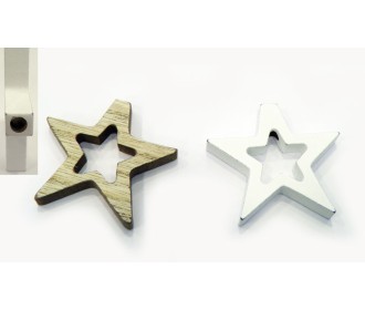 ΞΥΛΙΝΟ ΑΣΤΕΡΙ ΕΣΩΤΕΡΙΚΗ ΤΡΥΠΑ 6cm 0519413 ΞΥΛΙΝΟ ΑΣΤΕΡΙ ΕΣΩΤΕΡΙΚΗ ΤΡΥΠΑ 6cm 0519413