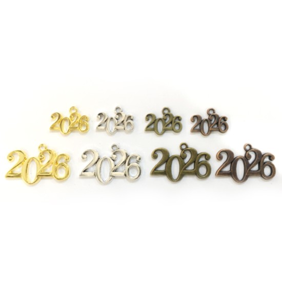 ΜΕΤΑΛΛΙΚΟ ΚΡΕΜΑΣΤΟ 2026 ΜΕΓΑΛΟ 4.5cm x 1.8cm 0519482 ΜΕΤΑΛΛΙΚΟ ΚΡΕΜΑΣΤΟ 2026 ΜΕΓΑΛΟ 4.5cm x 1.8cm 0519482