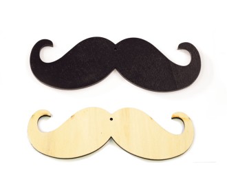 ΞΥΛΙΝΟ ΜΟΥΣΤΑΚΙ ΜΕΓΑΛΟ 18cm 0519505 ΞΥΛΙΝΟ ΜΟΥΣΤΑΚΙ ΜΕΓΑΛΟ 18cm 0519505