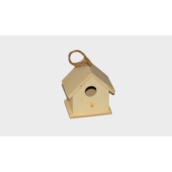 ΞΥΛΙΝΟ ΣΠΙΤΑΚΙ ΚΡΕΜΑΣΤΟ 6.5cm x 5cm 0519528