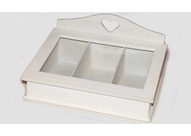 ΞΥΛΙΝΟ ΚΟΥΤΙ 3 ΘΗΚΕΣ ΜΕ ΤΖΑΜΙ 31x20cm 0519532 ΞΥΛΙΝΟ ΚΟΥΤΙ 3 ΘΗΚΕΣ ΜΕ ΤΖΑΜΙ 31x20cm 0519532