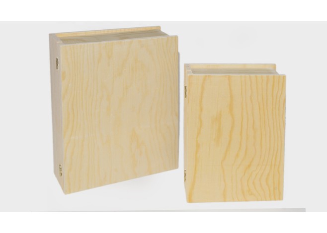 ΞΥΛΙΝΟ ΒΙΒΛΙΟ ΣΕΤ/2 21x14.5cm 0519535 ΞΥΛΙΝΟ ΒΙΒΛΙΟ ΣΕΤ/2 21x14.5cm 0519535