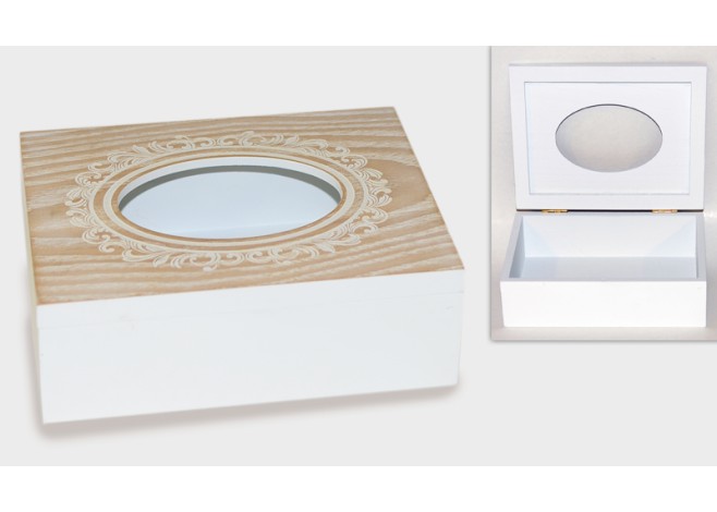 ΞΥΛΙΝΟ ΚΟΥΤΙ ΜΕ ΟΒΑΛ ΑΝΑΓΛΥΦΟ ΣΧΕΔΙΟ 20.5x16.5cm 0519541 ΞΥΛΙΝΟ ΚΟΥΤΙ ΜΕ ΟΒΑΛ ΑΝΑΓΛΥΦΟ ΣΧΕΔΙΟ 20.5x16.5cm 0519541