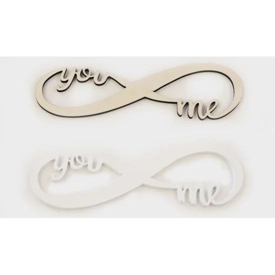 ΞΥΛΙΝΟ ΑΠΕΙΡΟ ΜΕΓΑΛΟ YOU&ME 18cm x 6cm 0519547