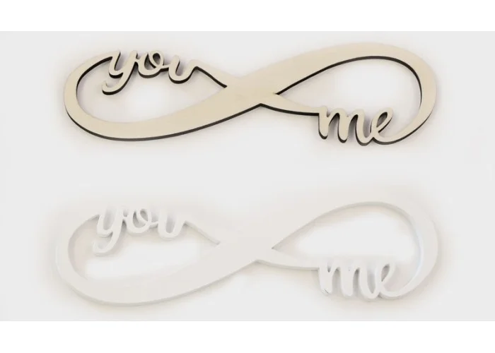 ΞΥΛΙΝΟ ΑΠΕΙΡΟ ΜΕΓΑΛΟ YOU&ME 18cm x 6cm 0519547