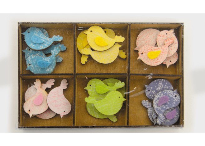 ΞΥΛΙΝΟ ΚΟΥΤΙ ΜΕ 24 ΧΡΩΜΑΤΙΣΤΑ ΠΟΥΛΙΑ 19cm x 13cm 0519567 ΞΥΛΙΝΟ ΚΟΥΤΙ ΜΕ 24 ΧΡΩΜΑΤΙΣΤΑ ΠΟΥΛΙΑ 19cm x 13cm 0519567