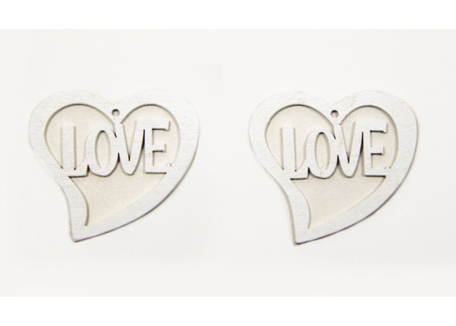 ΞΥΛΙΝΗ ΚΑΡΔΙΑ LOVE 4.5x4.5cm 0519573