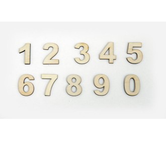 ΞΥΛΙΝΑ ΑΥΤΟΚΟΛΛΗΤΑ 3cm ΝΟΥΜΕΡΑ 0-9 0519619