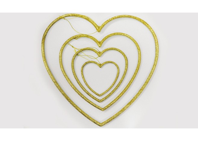 ΚΑΡΔΙΑ ΜΕ ΓΚΛΙΤΕΡ 32cm HEE-16946 0519638 ΚΑΡΔΙΑ ΜΕ ΓΚΛΙΤΕΡ 32cm HEE-16946 0519638