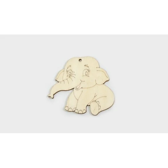 ΞΥΛΙΝΟ ΕΛΕΦΑΝΤΑΚΙ ΜΕΣΑΙΟ 7cm x 8cm 0519646