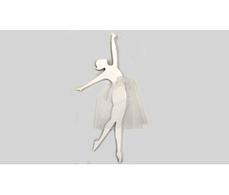 ΞΥΛΙΝΗ ΜΠΑΛΑΡΙΝΑ ΜΕ ΦΟΥΣΤΑΝΑΚΙ ΤΟΥΛΙ 9cm x 24cm 0519656 ΞΥΛΙΝΗ ΜΠΑΛΑΡΙΝΑ ΜΕ ΦΟΥΣΤΑΝΑΚΙ ΤΟΥΛΙ 9cm x 24cm 0519656