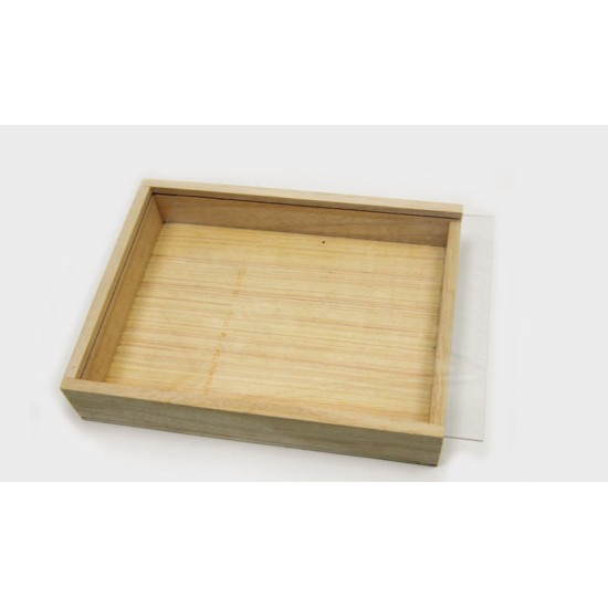 ΞΥΛΙΝΟ ΚΟΥΤΙ ΜΕ ΠΛΕΞΙΓΚΛΑΣ 17cm x 13cm HT20P-001 0519685