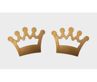 ΞΥΛΙΝΗ ΧΡΥΣΗ ΚΟΡΩΝΑ 7cm x 5cm 0519697 ΞΥΛΙΝΗ ΧΡΥΣΗ ΚΟΡΩΝΑ 7cm x 5cm 0519697