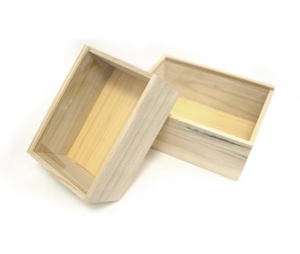 ΞΥΛΙΝΟ ΚΟΥΤΙ ΜΕ ΠΛΕΞΙΓΚΛΑΣ ΣΕΤ/2 23.5cm x 17.5cm HT22P-036 0519700