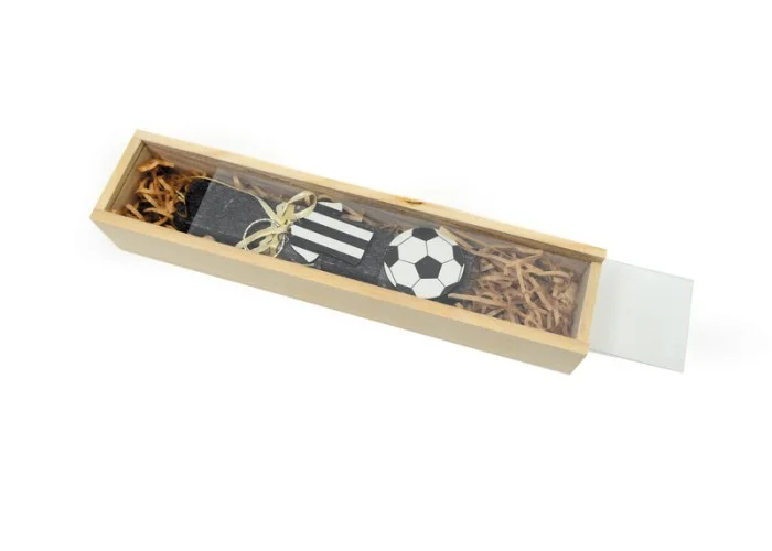 ΞΥΛΙΝΟ ΚΟΥΤΙ ΜΕ ΚΑΠΑΚΙ ΠΛΕΞΙΓΚΛΑΣ ΜΙΚΡΟ 32cm x 7cm 0519701