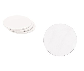 ΞΥΛΙΝΟ ΣΤΡΟΓΓΥΛΟ ΑΣΠΡΟ 10cm 0519732