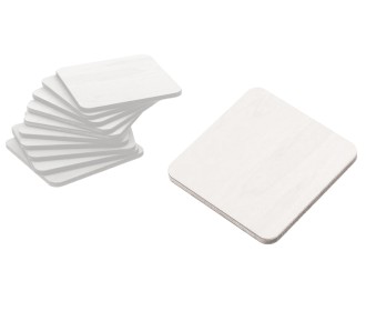 ΞΥΛΙΝΟ ΤΕΤΡΑΓΩΝΟ AΣΠΡΟ 12cm 0519744 ΞΥΛΙΝΟ ΤΕΤΡΑΓΩΝΟ AΣΠΡΟ 12cm 0519744