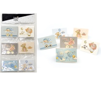 ΕΥΧΕΤΗΡΙΕΣ ΚΑΡΤΕΣ ΜΕ ΧΡΥΣΟΤΥΠΙΑ 36 ΤΕΜ./ΠΑΚ. 0519785