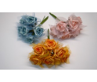 ΜΠΟΥΚΕΤΟ ΑΦΡΟΥ - ΟΡΓΑΝΤΖΑΣ 6τεμ/μάτσο 0520017