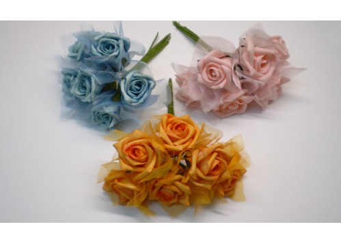 ΜΠΟΥΚΕΤΟ ΑΦΡΟΥ - ΟΡΓΑΝΤΖΑΣ 6τεμ/μάτσο 0520017 ΜΠΟΥΚΕΤΟ ΑΦΡΟΥ - ΟΡΓΑΝΤΖΑΣ 6τεμ/μάτσο 0520017