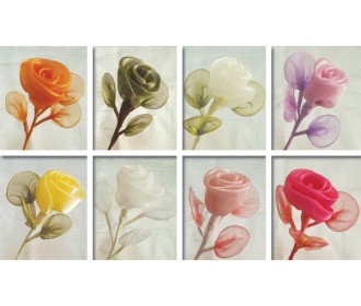 ΛΟΥΛΟΥΔΙ ΜΙΚΡΟ ΟΡΓΑΝΤΖΑ 3 ΡΑΚΕΤΕΣ 22x5cm 0520040