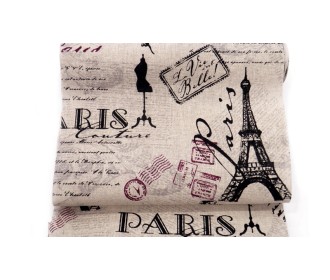 ΡΟΛΟ ΚΑΡΑΒΟΠΑΝΟ ΑΣΠΡΟΜΑΥΡΟ PARIS 24cm 5Y 0527182