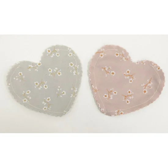 ΠΟΥΓΚΙ ΚΑΡΔΙΑ ΜΕ ΜΙΚΡΟ ΑΝΘΑΚΙ 12cm x 11.4cm ΜΕ ΥΠΟΣΤΡΩΜΑ 010# 0527228