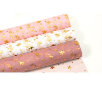 ΡΟΛΟ ΤΟΥΛΙ ΜΕ ΧΡΥΣΑ ΑΣΤΕΡΙΑ 150cm x 10Υ 0527279