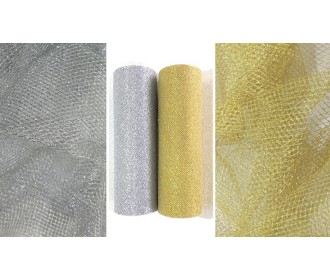 ΡΟΛΟ ΤΟΥΛΙ ΧΡΥΣΟ/ΑΣΗΜΙ 26-29cm x 10Υ 0527300