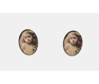 ΓΥΑΛΙΝΟ ΦΩΤΟ ΚΟΡΙΤΣΙ ΒΙΝΤΑΖ ΣΚΕΤΗ 18mm x 25mm 0529006