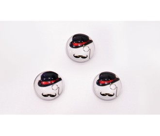 ΓΥΑΛΙΝΟ ΚΑΠΕΛΟ ΜΟΥΣΤΑΚΙ ΣΚΕΤΟ 18mm 0529009