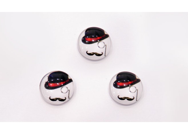 ΓΥΑΛΙΝΟ ΚΑΠΕΛΟ ΜΟΥΣΤΑΚΙ ΣΚΕΤΟ 18mm 0529009