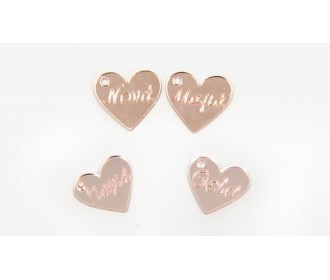 ΚΑΡΔΙΑ ΠΛΕΞΙΓΚΛΑΣ ΜΕ ΟΝΟΜΑΤΑ ROSE GOLD 2.1cm x 1.9cm 0529017 ΚΑΡΔΙΑ ΠΛΕΞΙΓΚΛΑΣ ΜΕ ΟΝΟΜΑΤΑ ROSE GOLD 2.1cm x 1.9cm 0529017