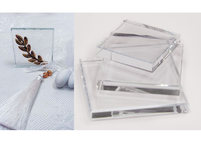 ΓΥΑΛΙΝΗ ΒΑΣΗ 4cm 0529025 ΓΥΑΛΙΝΗ ΒΑΣΗ 4cm 0529025