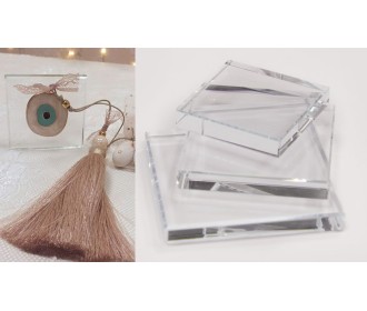 ΓΥΑΛΙΝΗ ΒΑΣΗ 5cm 0529026 ΓΥΑΛΙΝΗ ΒΑΣΗ 5cm 0529026