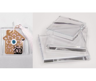 ΓΥΑΛΙΝΗ ΒΑΣΗ 6cm 0529027 ΓΥΑΛΙΝΗ ΒΑΣΗ 6cm 0529027