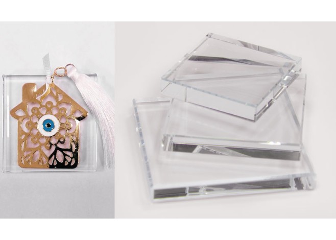 ΓΥΑΛΙΝΗ ΒΑΣΗ 6cm 0529027 ΓΥΑΛΙΝΗ ΒΑΣΗ 6cm 0529027