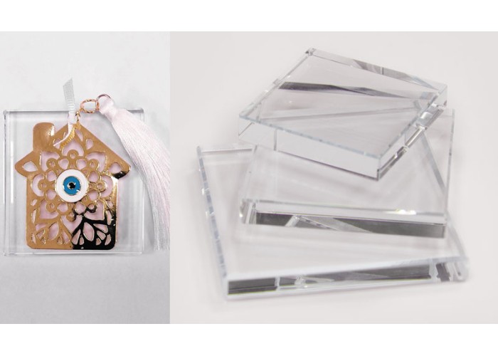 ΓΥΑΛΙΝΗ ΒΑΣΗ 6cm 0529027 ΓΥΑΛΙΝΗ ΒΑΣΗ 6cm 0529027