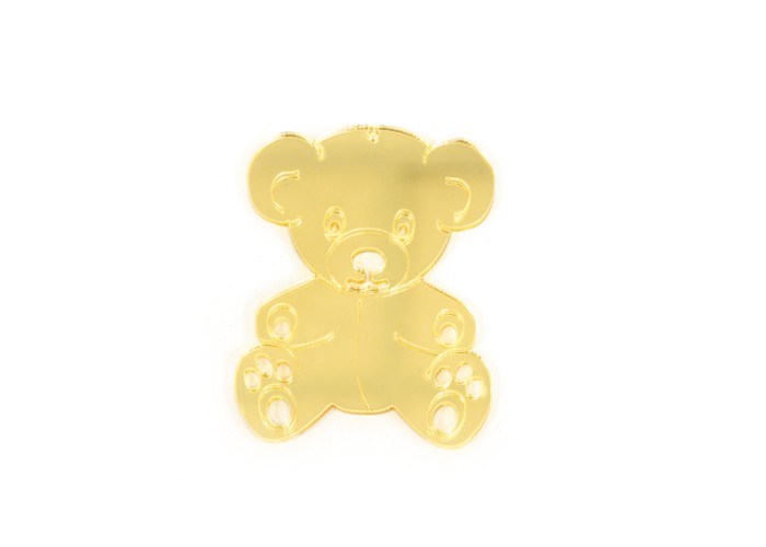 ΠΛΕΞΙΓΚΛΑΣ ΧΡΥΣΟ ΑΡΚΟΥΔΑΚΙ 5cm x 6.5cm 0529051 ΠΛΕΞΙΓΚΛΑΣ ΧΡΥΣΟ ΑΡΚΟΥΔΑΚΙ 5cm x 6.5cm 0529051