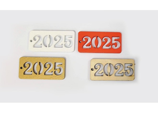 ΞΥΛΙΝΟ ΤΑΜΠΕΛΑΚΙ 2025 4cm x 2cm 0530010