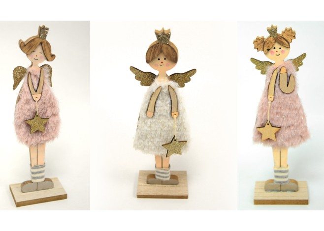 ΞΥΛΙΝΟ ΑΓΓΕΛΟΥΔΙ ΜΕ ΒΑΣΗ 8.5cm x 26.5cm 0530024 ΞΥΛΙΝΟ ΑΓΓΕΛΟΥΔΙ ΜΕ ΒΑΣΗ 8.5cm x 26.5cm 0530024