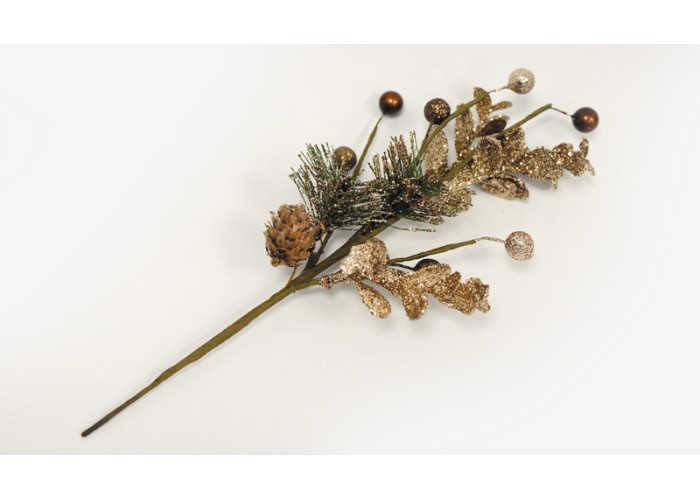 ΚΛΑΔΙ ΜΕ ΠΕΡΛΕΣ ΚΑΙ ΜΠΡΟΝΖΕ ΦΥΛΛΑ 27cm x 15cm 0530042 ΚΛΑΔΙ ΜΕ ΠΕΡΛΕΣ ΚΑΙ ΜΠΡΟΝΖΕ ΦΥΛΛΑ 27cm x 15cm 0530042