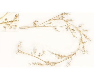 ΓΙΡΛΑΝΤΑ ΧΡΥΣΟ ΜΕ ΚΡΥΣΤΑΛΛΑΚΙΑ 120cm 0530097