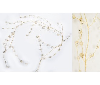 ΓΙΡΛΑΝΤΑ ΧΡΥΣΗ ΜΕ ΚΡΥΣΤΑΛΑ 120cm 0530099