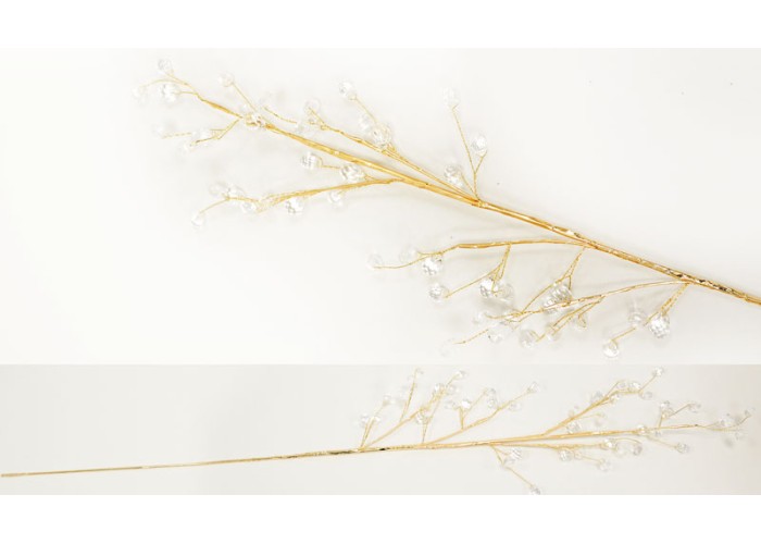 ΚΛΑΔΙ ΧΡΥΣΟ ΜΕ ΚΡΥΣΤΑΛΛΑΚΙΑ 76cm 0530100
