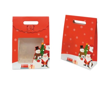 ΤΣΑΝΤΑ ΧΡΙΣΤΟΥΓΕΝΝΙΑΤΙΚΗ ΜΕ ΠΑΡΑΘΥΡΟ 19cm x 27cm 0530139 ΤΣΑΝΤΑ ΧΡΙΣΤΟΥΓΕΝΝΙΑΤΙΚΗ ΜΕ ΠΑΡΑΘΥΡΟ 19cm x 27cm 0530139