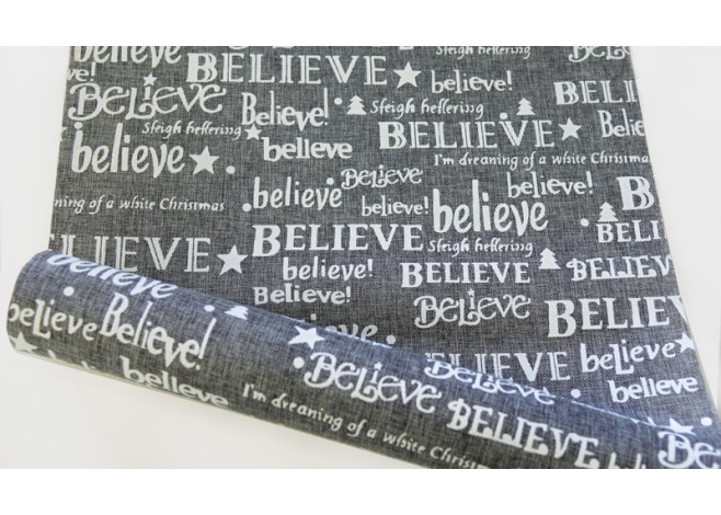 ΧΡΙΣΤΟΥΓΕΝΝΙΑΤΙΚΟ ΥΦΑΣΜΑ ΚΑΜΒΑΣ BELIEVE 49cm 5Y 0531019 ΧΡΙΣΤΟΥΓΕΝΝΙΑΤΙΚΟ ΥΦΑΣΜΑ ΚΑΜΒΑΣ BELIEVE 49cm 5Y 0531019