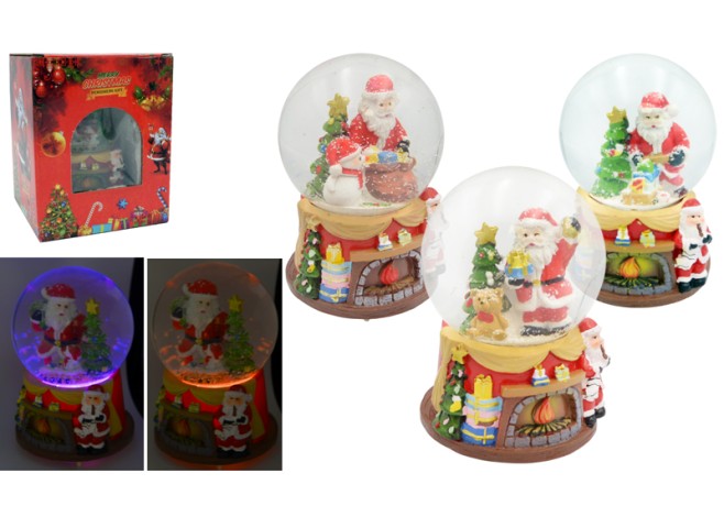 ΧΙΟΝΟΜΠΑΛΑ ΚΕΡΑΜΙΚΗ ΜΕ LED ΚΑΙ ΜΟΥΣΙΚΗ 8.5cm x 12.5cm 0531029