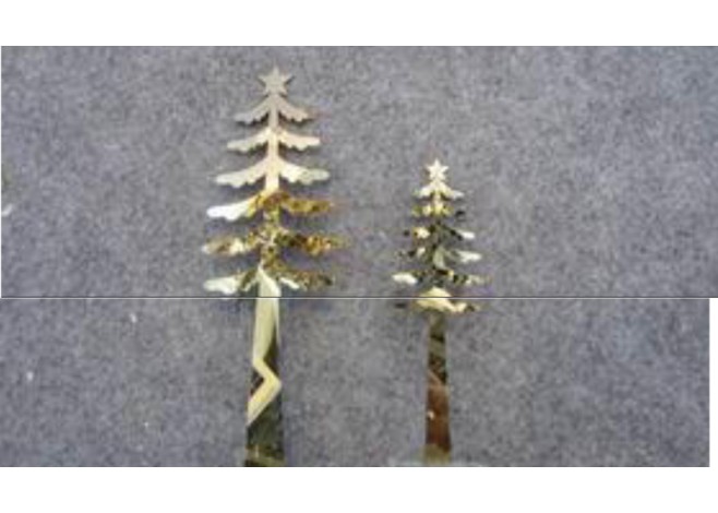 HIF-187588 4*4*13.5cm iron tree on glass base HIF-187588 4*4*13.5cm iron tree on glass base